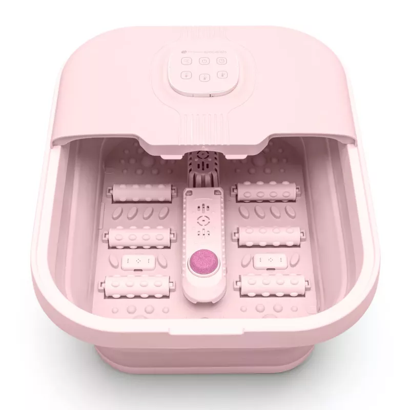 RIO FTBH13-EU-PK/1,3 Deluxe sulankstoma pėdų SPA vonelė, rožinė