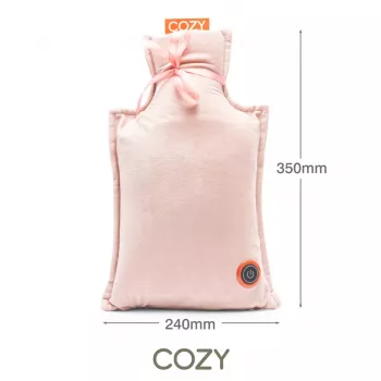 Bodi-Tek BT-WBHT-EU/1.0 COZY Įkraunamas elektrinis šildomas butelis - Pilka