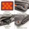 Bodi-Tek BT-BLHT-EU/1.0 COZY Snuggle Blanket Heated Throw 130 x 160 cm, Pilka