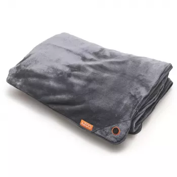 Bodi-Tek BT-BLHT-EU/1.0 COZY Snuggle Blanket Heated Throw 130 x 160 cm, Pilka