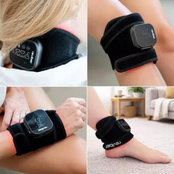 Reviber RV-MATP-EU Infrared Light Therapy Pad - 660nm & 850nm, 120 LED, Lankstus Neoprenas