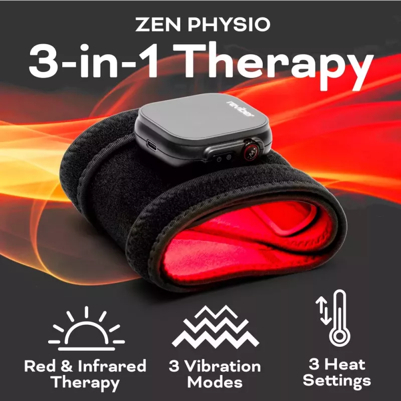 Reviber RV-MATP-EU Infrared Light Therapy Pad - 660nm & 850nm, 120 LED, Lankstus Neoprenas
