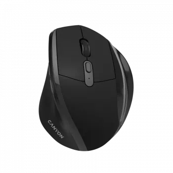 CANYON OnClick 17 ergonomiška belaidė pelė 1600 DPI 6 mygtukai juoda