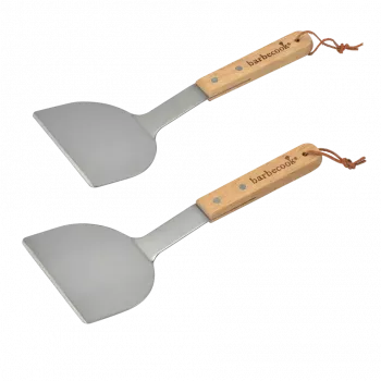Barbecook Plančos mentelių rinkinys (2 vnt.) su FSC medžio rankenomis (pakuotė po 6 rinkinius) BC-ACC-7123