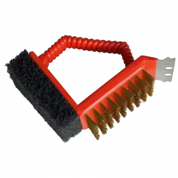 Barbecook 3-in-1 BBQ Cleaning Brush Red (24pcs/Display) BC-ACC-7064