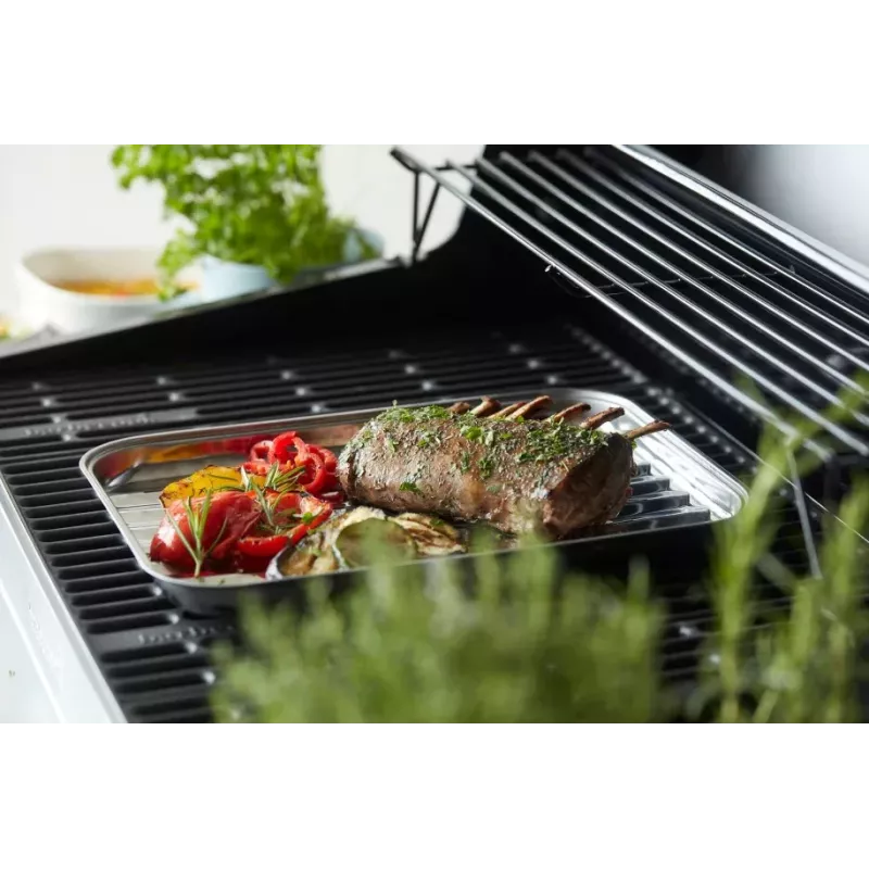 Barbecook Daugkartinis Nerūdijančio Plieno Grilio Keptuvė 34.5 x 24 x 3 cm BC-ACC-7079