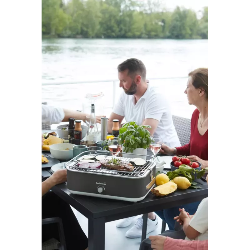 Barbecook E-Carlo Elektrinis Stalo Grilis 2500 W Midnight Grey