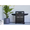 Barbecook dujinė kepsninė Luca 412 su spintele ir šoniniu degikliu, 145.4 x 60.3 x 112,3 cm, juoda