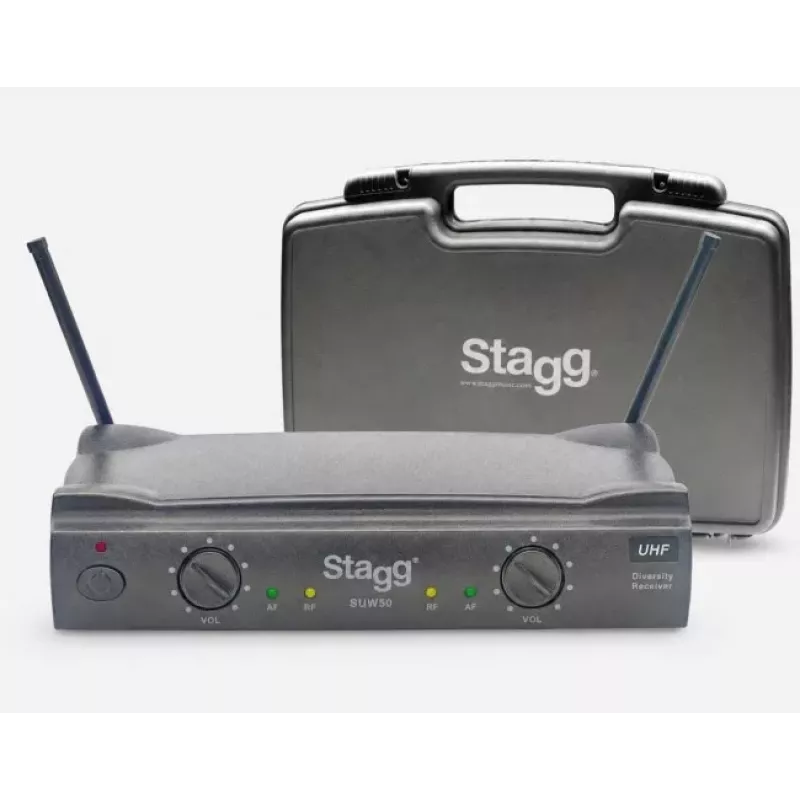 Stagg SUW 50 MM FH EU belaidė UHF sistema, juoda
