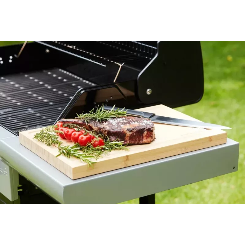 Barbecook Bamboo pjaustymo lentelė su grioveliu FSC 40x30x3 cm, 3 vnt. rinkinys