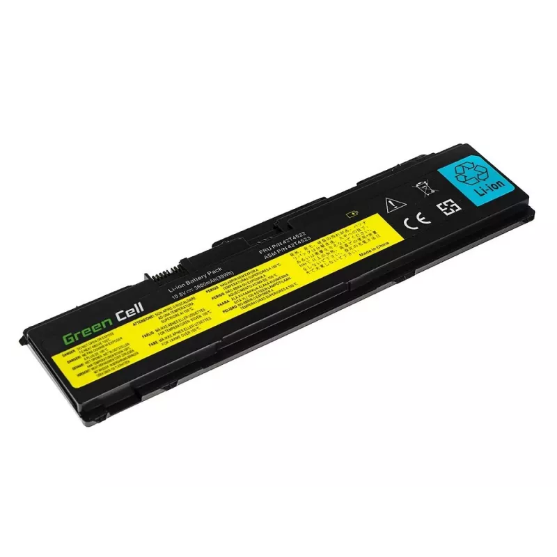 Greencell nešiojamojo kompiuterio baterija, skirta Lenovo ThinkPad X300 X301, 11,1V 3600mAh
