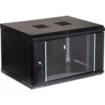 EPRADO-R19-6U/450-BLUE 6U 19 colių sieninis stelažo korpusas, mėlynas, 450 mm gylis