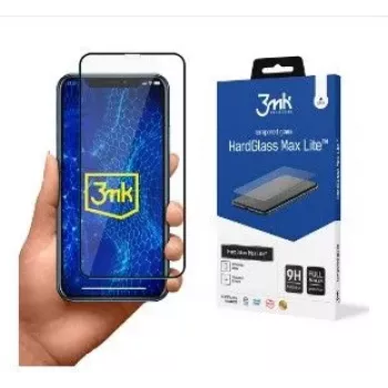 3MK HardGlass Max Lite Grūdinto Stiklo Ekrano Apsauga, skirta Apple iPhone XR/11 – Juoda