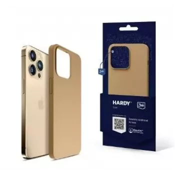 3MK Hardy Silicone MagCase, skirta Apple iPhone 14 Pro - Auksinė
