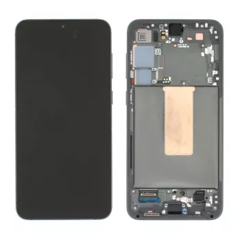Samsung GH82-30477C Galaxy S23+ ekrano komplektas su rėmeliu Žalia