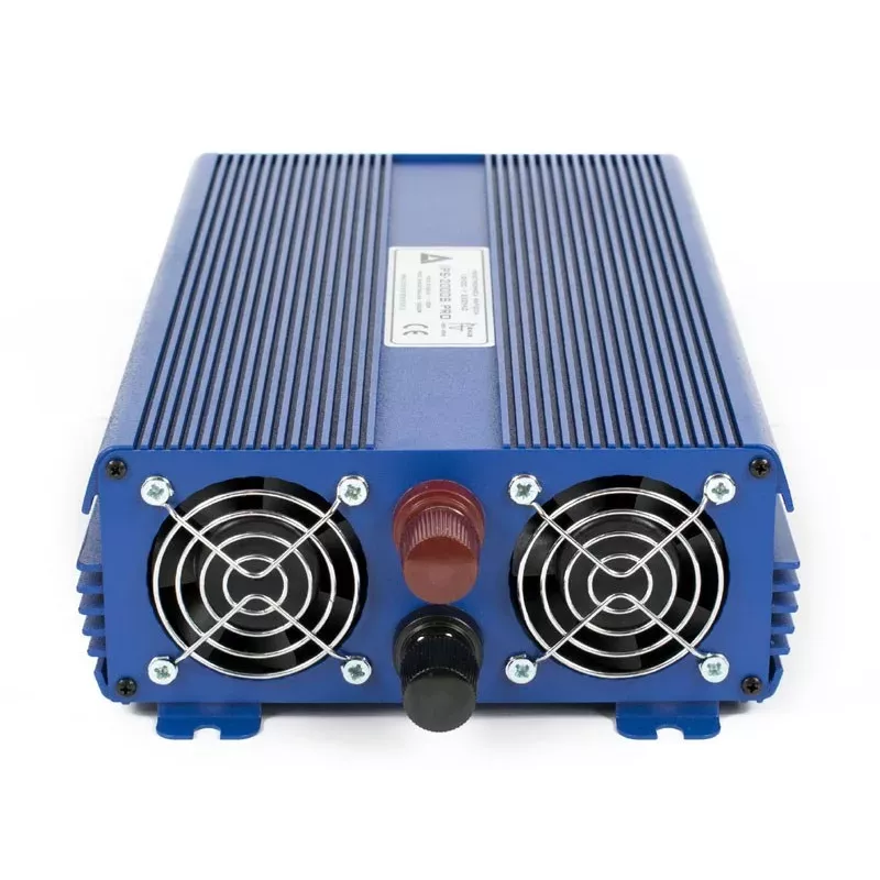 AZO Digital 24 VDC / 230 VAC ECO MODE SINUS IPS-2000S PRO 2000W gryno sinuso įtampos keitiklis