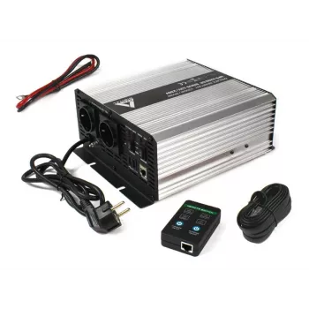 AZO Digital 12V UPS-1200SR Line-Interactive UPS 1200VA/600W Pure Sine Wave 12V/230V