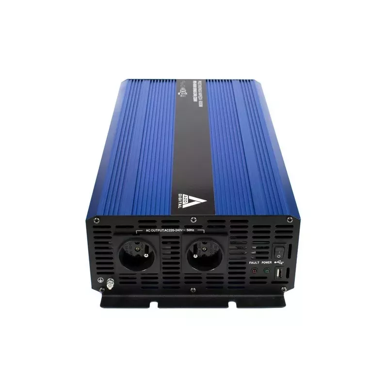 AZO Digital 24 VDC / 230 VAC Converter SINUS IPS-8000S 8000W gryno sinuso inverteris