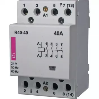 ETI R 40-40 Modulinis Kontaktorius 40A 4P 4NO 3M 230V AC ETICON