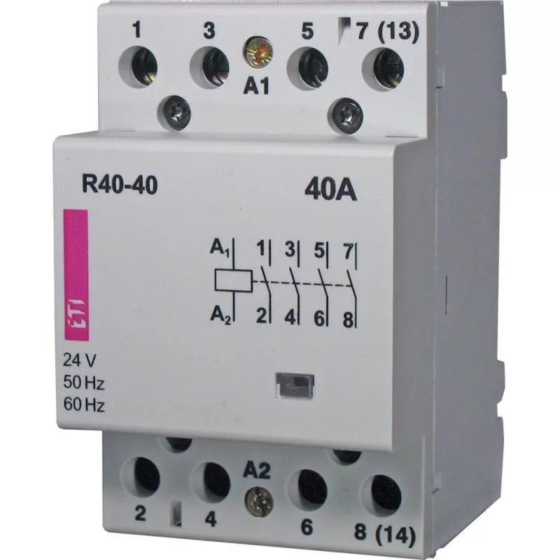 ETI R 40-40 Modulinis Kontaktorius 40A 4P 4NO 3M 230V AC ETICON