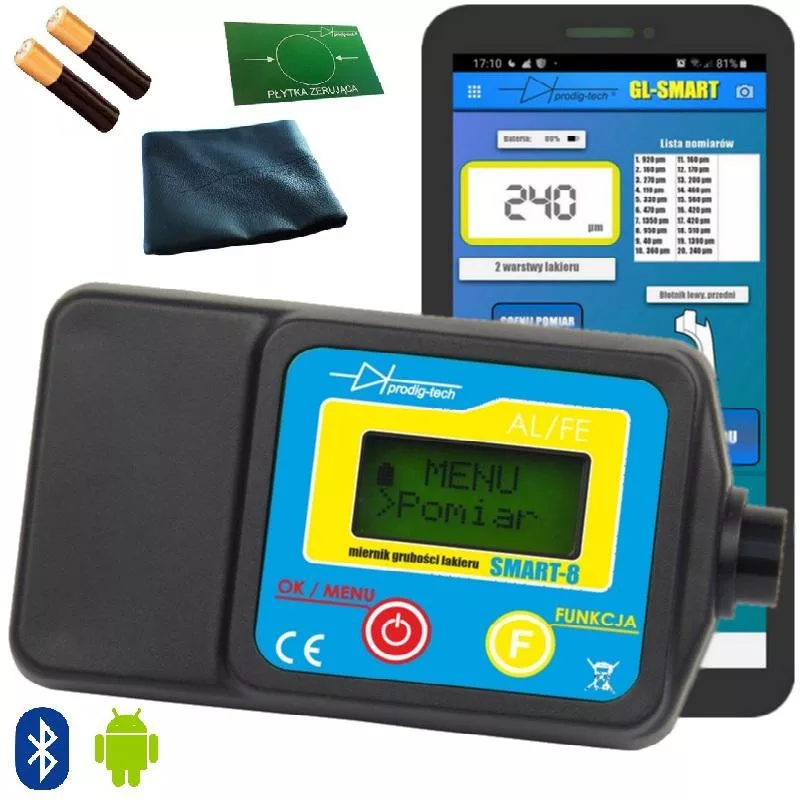 PRODIG-TECH GL-SMART-8 Dažų storio matuoklis