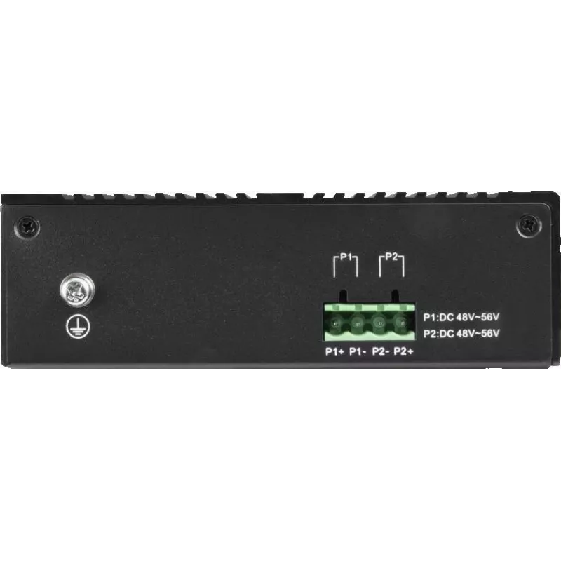BCS BCS-B-ISP04G-2SFP Neprijungiamas pramoninis Ethernet jungiklis, 4 prievadai Gigabit RJ45 + 2 SFP, DIN bėgis, IP40