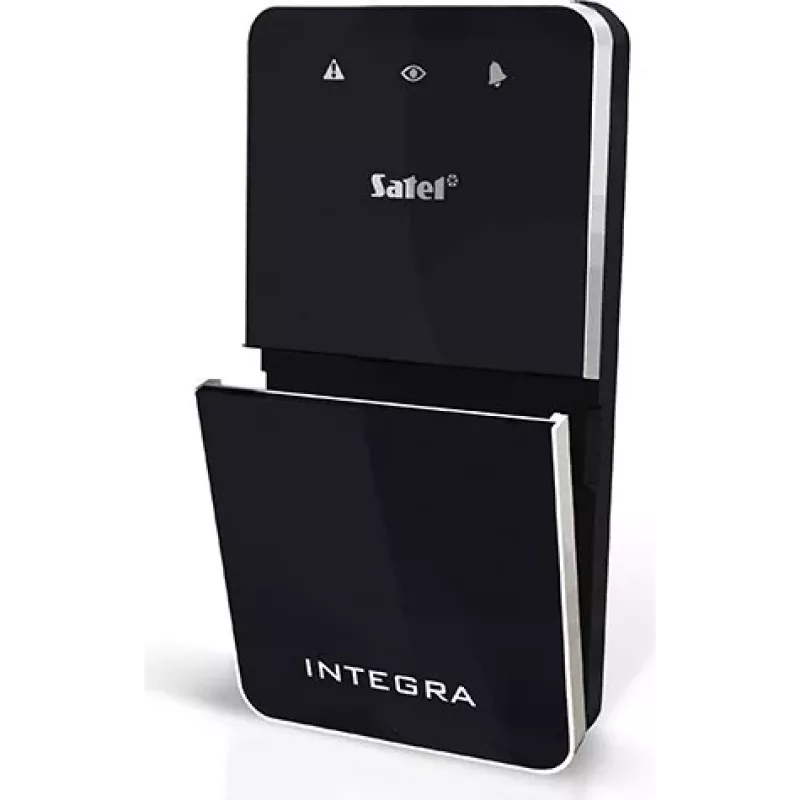 SATEL INT-SF-B Dark LCD klaviatūra su artumo skaitytuvu INTEGRA/VERSA valdikliams