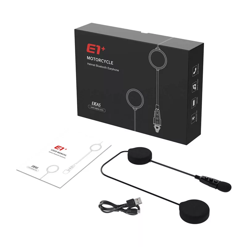 EJEAS E1+ Bluetooth šalmo ausinės