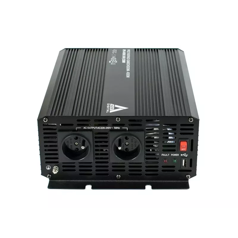 AZO Digital 24 VDC / 230 VAC Automotive Inverter IPS-4000 4000W