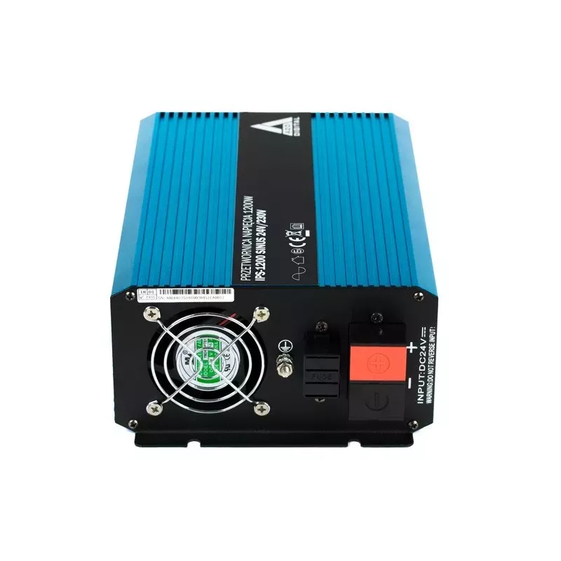 AZO Digital 24 VDC / 230 VAC Converter SINUS IPS-1200S 1200W gryno sinuso keitiklis