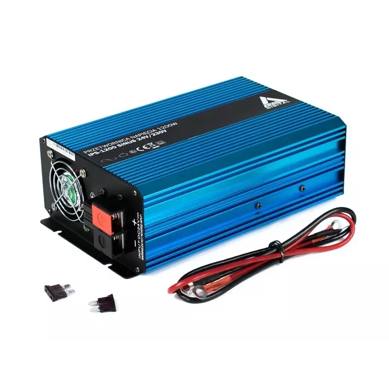 AZO Digital 24 VDC / 230 VAC Converter SINUS IPS-1200S 1200W gryno sinuso keitiklis