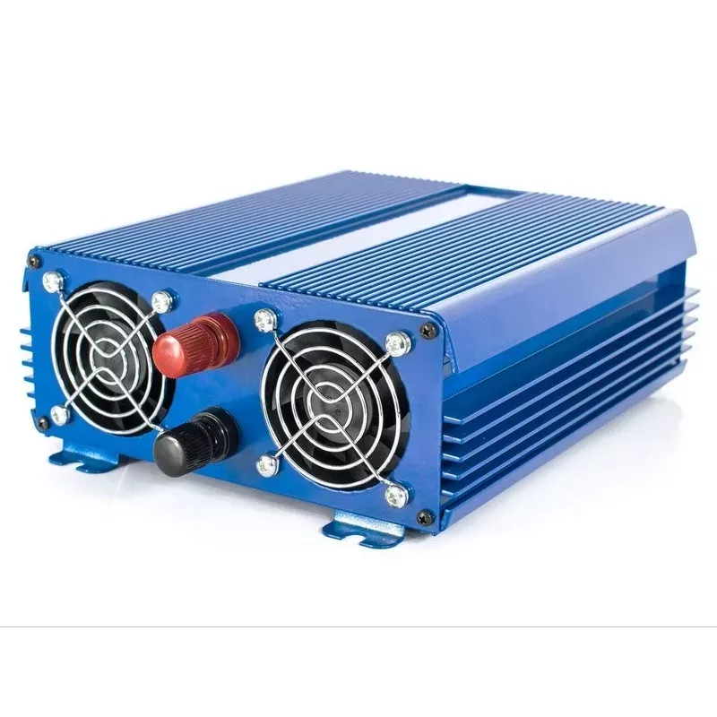 AZO Digital IPS-1000S 1000W gryno sinuso bangos keitiklis 12V DC į 230V AC su ECO režimu