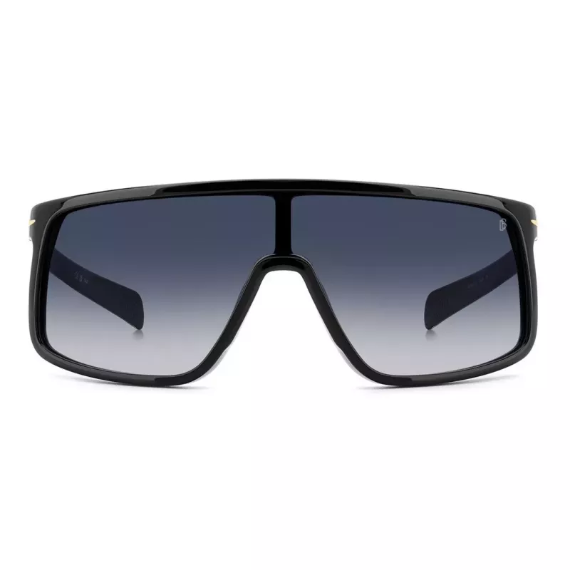 DAVID BECKHAM DB99VISOR2M2 Vyriški Akiniai nuo Saulės – Visor/Shield, Polikarbonatinis Lęšis, UV400 Apsauga