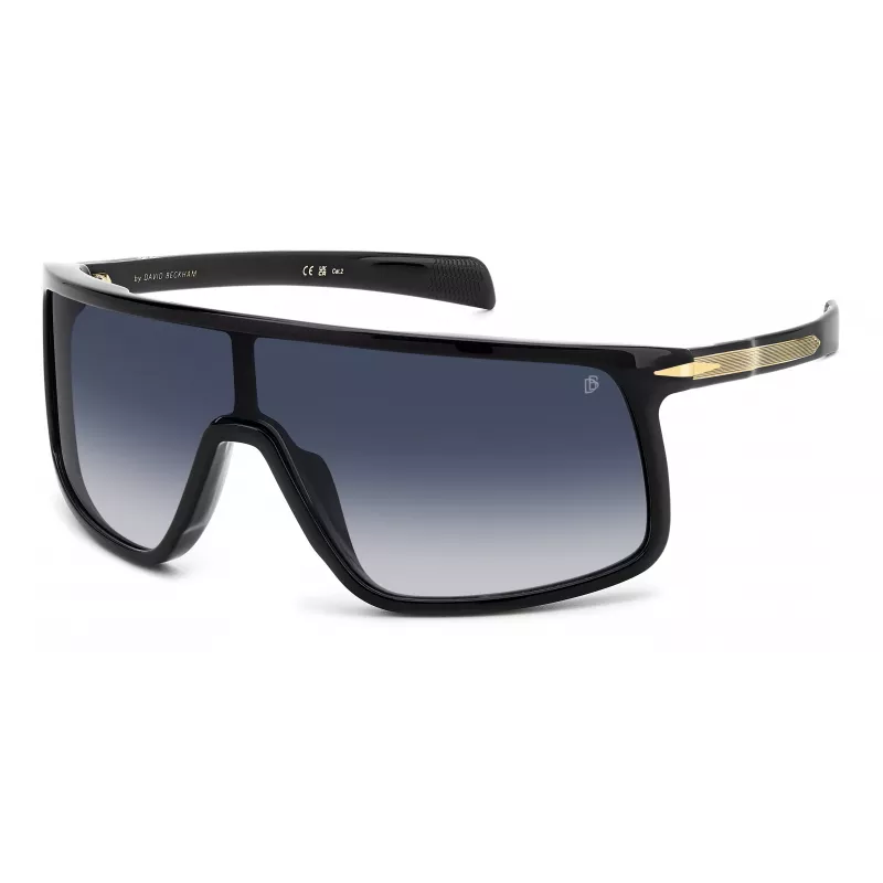 DAVID BECKHAM DB99VISOR2M2 Vyriški Akiniai nuo Saulės – Visor/Shield, Polikarbonatinis Lęšis, UV400 Apsauga