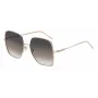 BOSS BOSS1707SBKU Moteriški Akiniai nuo Saulės Juoda Havana Acetatas Pilki Gradientiniai Lęšiai 58mm