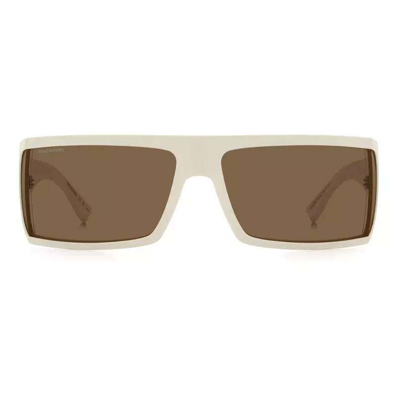 DSQUARED2 vyriški akiniai nuo saulės D2-0140-S-SZJ Pilot Acetate Black Frame Grey Lens 73mm