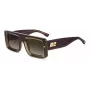 DSQUARED2 D2-0141-S-XL7 Vyriški stačiakampiai akiniai nuo saulės Havana 53mm