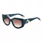 MISSONI Moteriški Akiniai Nuo Saulės MIS0198SZI9 - Havana Acetato Modifikuotas Kvadratinis Rėmelis su Gradientiniais Rudais Lęšiais