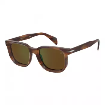DAVID BECKHAM DB-7133-S-EX4 Akiniai nuo saulės vyrams, stačiakampiai, acetatas/metalas 52/20/150 mm UV400