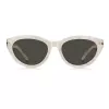 BOSS Moteriški Akiniai nuo Saulės BOSS1779S7AP Kvadratinis Acetatinis Rėmas Pilki Lęšiai 55mm