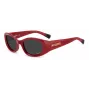 MISSONI Moteriški stačiakampiai akiniai nuo saulės MIS0221SC9A – Rudo havana acetato rėmelis su rudais gradientiniais polikarbonato stiklais – 50/19/130 mm