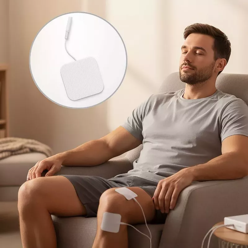 Medivon Electrode Pads, skirti OdinFlex elektrostimuliatoriams (4 vnt.) - Balta/Mėlyna