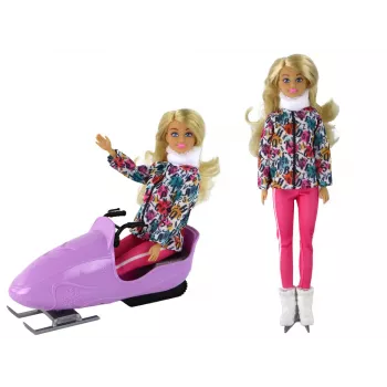 LEAN TOYS Anlily Children's Doll Skates Winter Sports