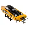 LEAN TOYS SR80 PRO RC Racing Motorboat Brushless ARTR 74 km/h Geltona