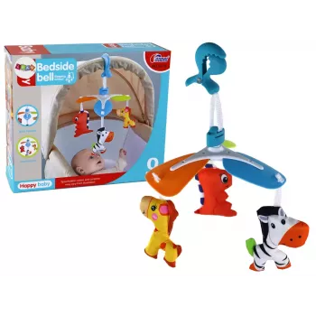 LEAN TOYS Vaikiška Karuselė su Gyvūnėliais, Spalvinga