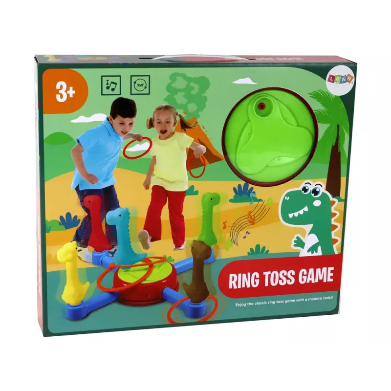 LEAN TOYS Dinosaurs Rings 360 Arcade Toy Game