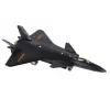 LEAN TOYS Friction Driven Airplane, Black or Gray