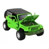 LEAN TOYS Visureigis Automobilis su Baterijomis, Trinties Pavara, Metalinis, Žalias, 1:32