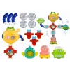 LEAN TOYS Overflow Bath Water Toy Robot Suction Cups