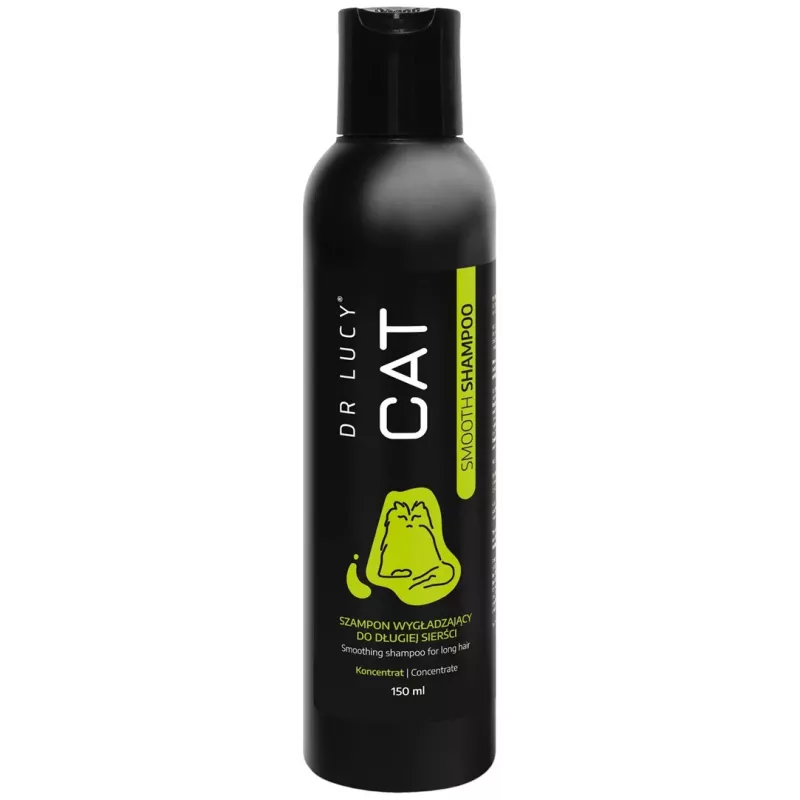 DR LUCY Cat Smooth Shampoo 150 ml Concentrated, Smoothing Shampoo for Long-Haired Cats